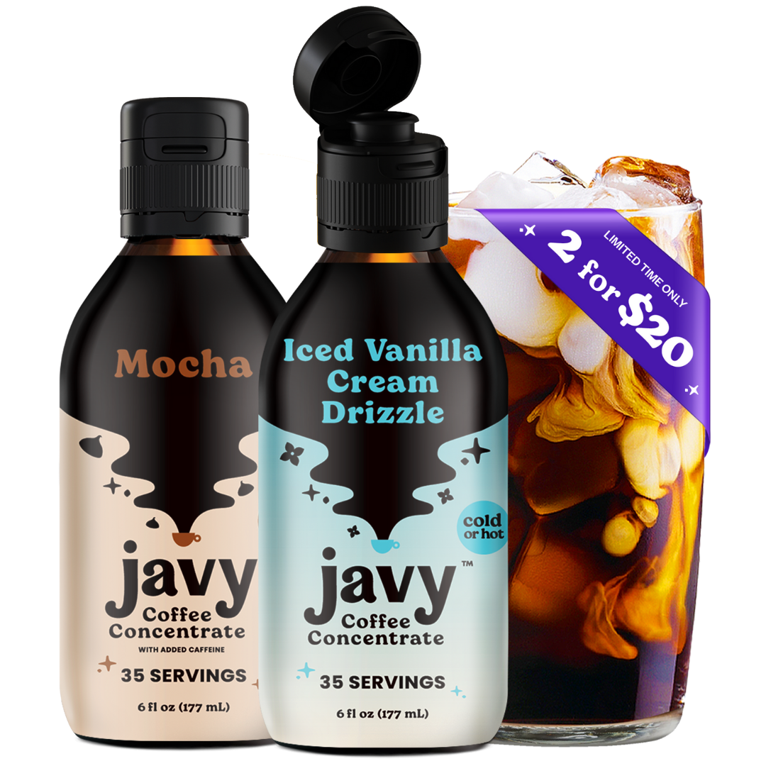 Javy Coffee Concentrate - 35 Servings, Cold Brew Coffee, Perfect for Instant Iced Coffee