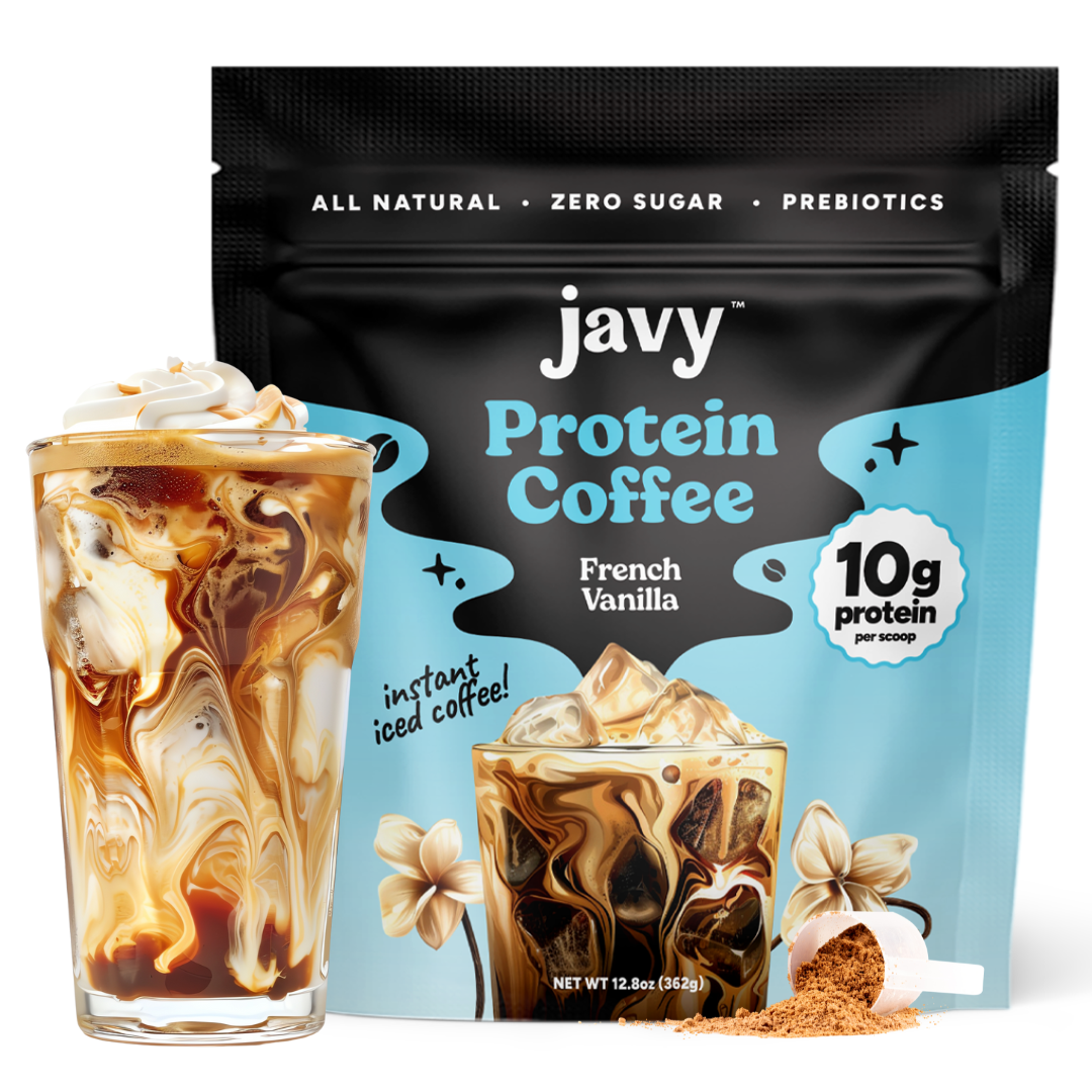 Instant Coffee Protein Coffee - Premium Whey Protein & Instant Coffee - 100% Arabica Coffee - Zero Artificial Flavors & Sweeteners